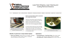 Desktop Screenshot of lasertronics.com
