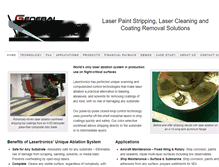 Tablet Screenshot of lasertronics.com